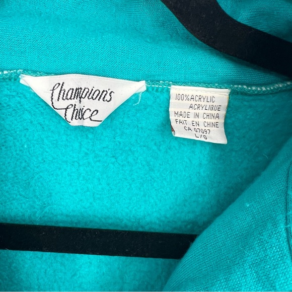 Champions choice vintage sweater zip up size large - Picture 4 of 12
